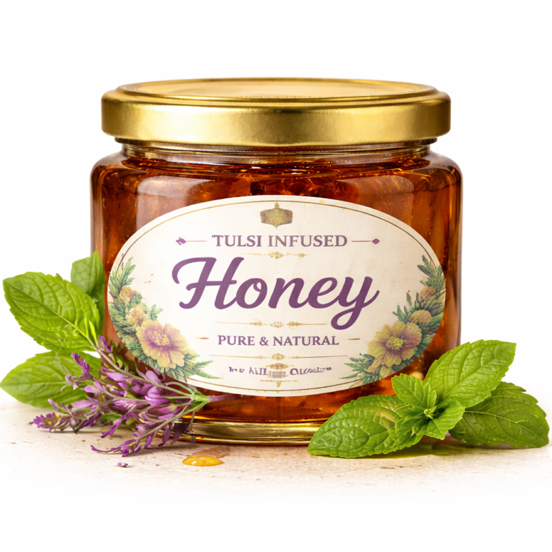 Tulsi Infused Honey